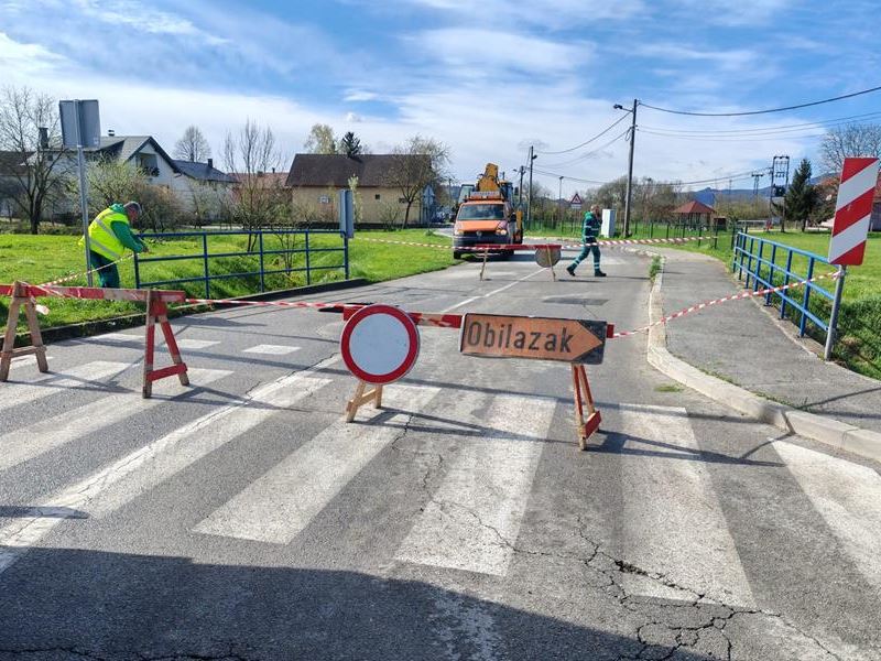 Sanacija mosta u Vrbovcu Samoborskom