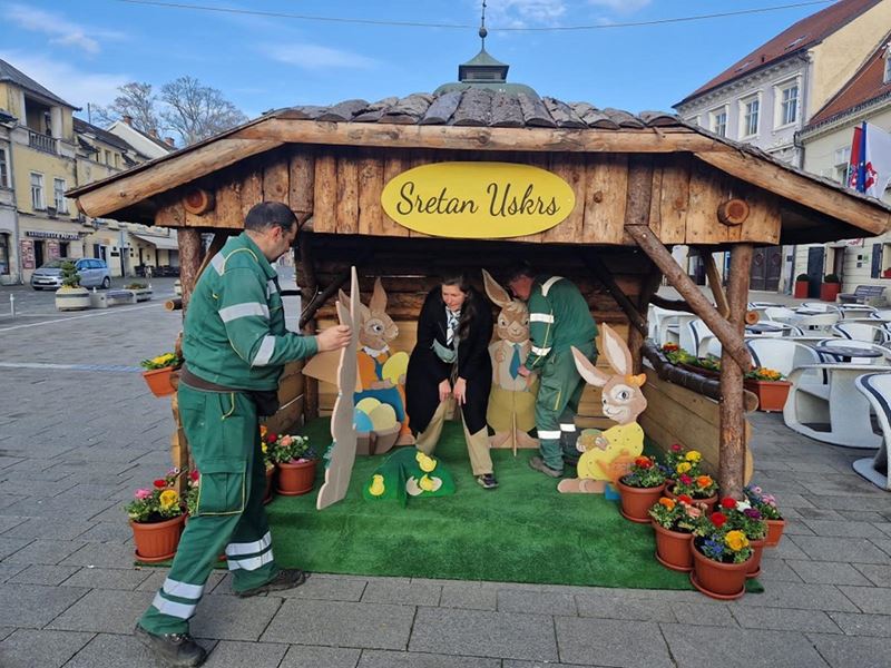 Ukrašavanje grada za Uskrs