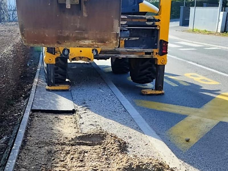 Sanacija prekopa na nogostupu