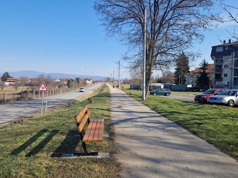 Uređena šetnica u Bregani